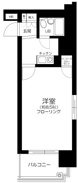 ナイスアーバン横濱駅東館3階 間取
