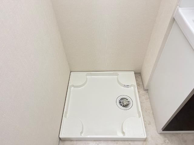 （仮称）小田原市飯泉アパート新築工事101号室 洗濯機置場（イメージ）