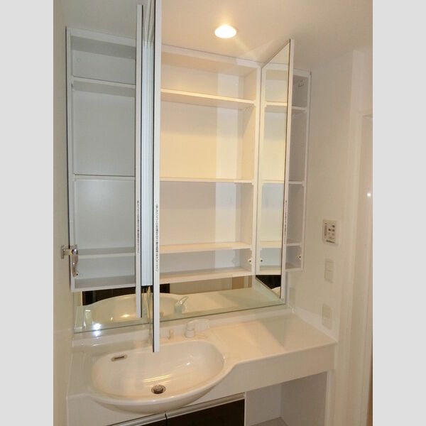 YamazakiSekiyuBLD208号室 洗髪洗面化粧台(鏡開)