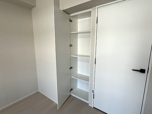 VIOR文京関口11階 収納収納　※同タイプ別部屋2025.11新築未入居時撮影