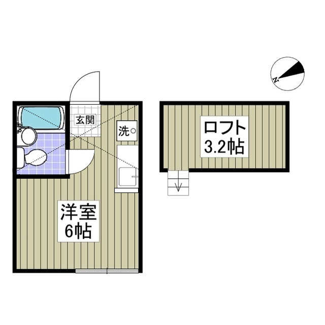 キャピタル八柱207号室 間取