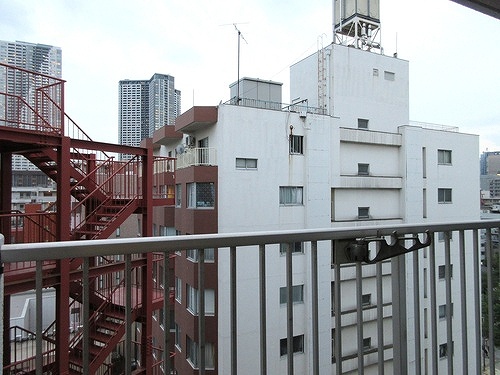 マンション勝どき10階 バルコニーからの眺望　※前回募集時2021年6月撮影