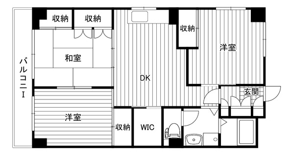ハイム下鶴間201号室 間取