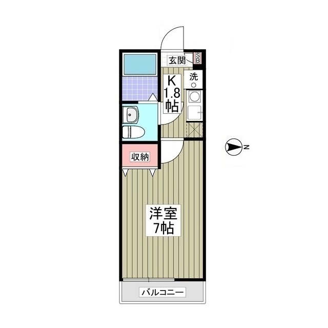 レジデンスウエスト相武台105号室 間取
