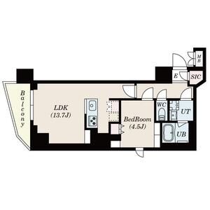 S-RESIDENCE駒沢大学駅前201号室 間取
