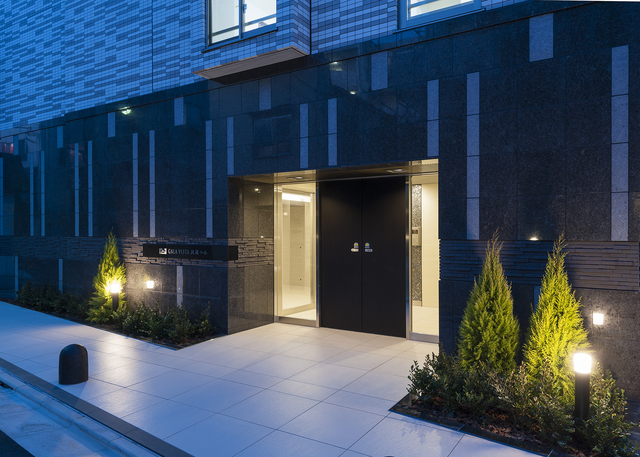 ガーラ・ヴィスタ武蔵小山3階 ゆとりのあるエントランスです