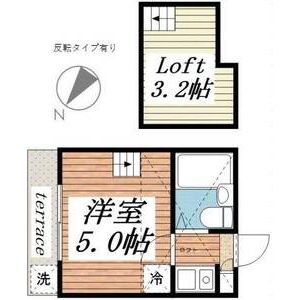 パレス清瀬β0106号室 間取