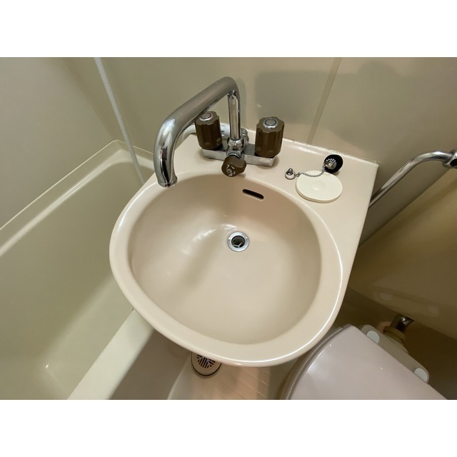 ユーフォリア大口0202号室 ユニットバス内洗面