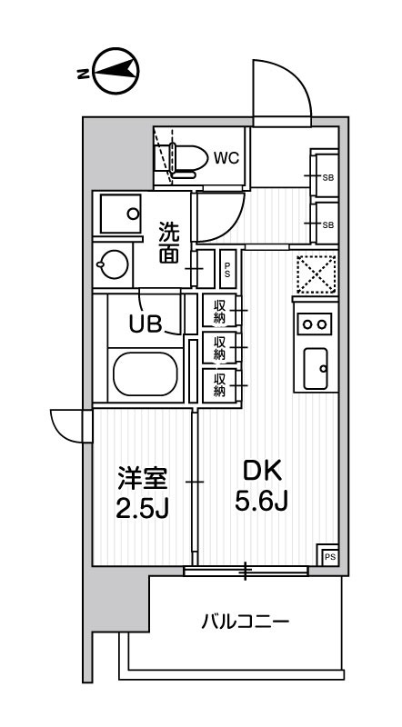 シーズンフラッツ蔵前12階 1DK