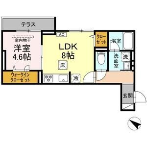 D Paina 生麦101号室 間取