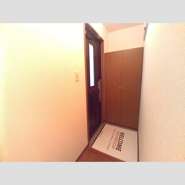 サザンクロス202号室 トールタイプのシューズボックスのついた玄関