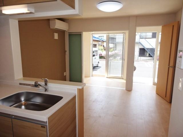 （仮称）小田原市中町アパート新築工事103号室 リビング（イメージ）