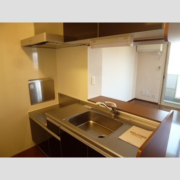 クリアコート306号室 対面式カウンターキッチン