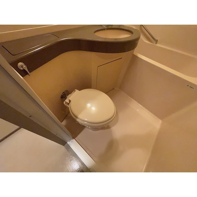赤坂ミュージックイン0202号室 トイレ（ユニットバス内）
