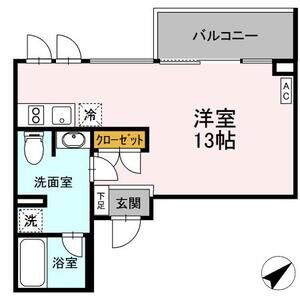 ライフパティオ菊名0306号室 間取