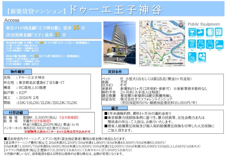 ドゥーエ王子神谷3階 部屋その他