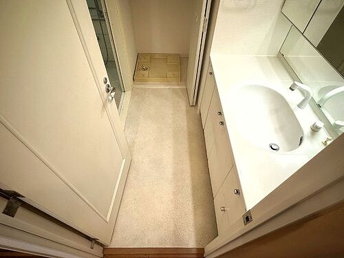 パークコリーナ上大岡アジュールコート 洗面所　※2026年2月撮影