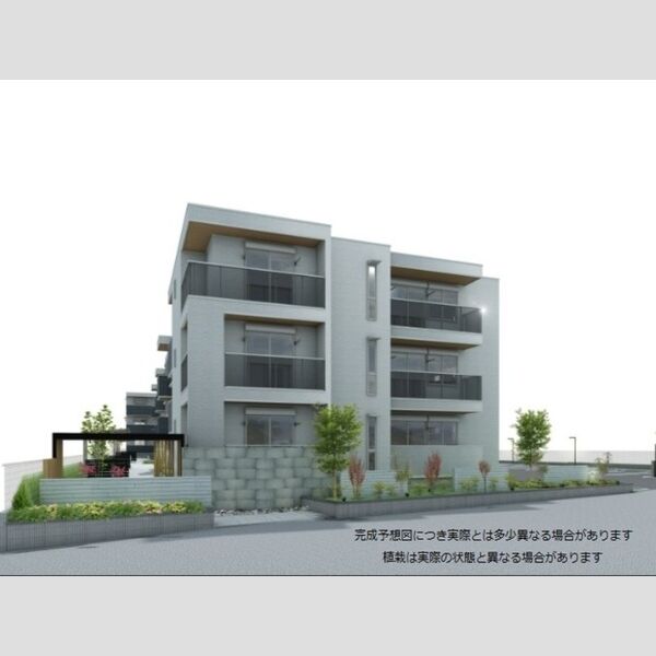 リシェスみのり台　A・B・C　A棟201号室 ※完成予想図につき、実物とは多少異なる場合があります。