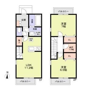 Grace　Court　II108号室 間取