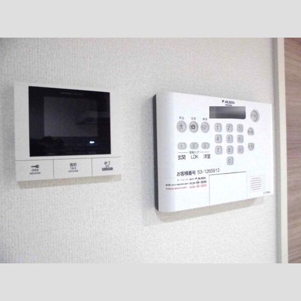 エクセリア西小岩301号室 TVインターホン、ALSOKホームセキュリティー