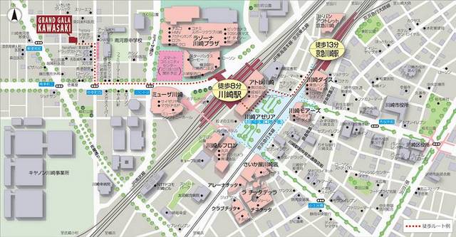 グランド・ガーラ川崎3階 ◆MAP◆