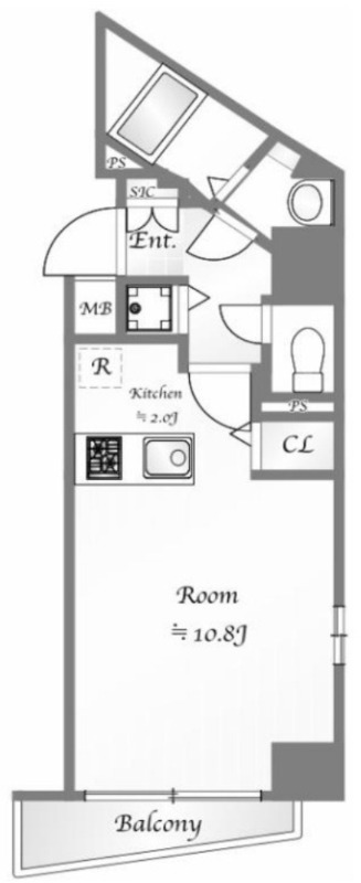メイクスデザイン西麻布1階 間取