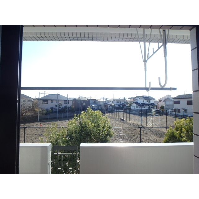 グリーンハイツ茅ヶ崎204号室 遮蔽物の無い南方向