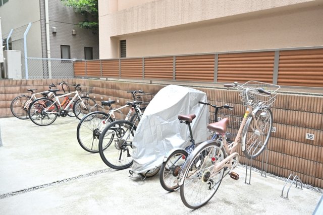 コスモグレイス新宿6階 駐輪場