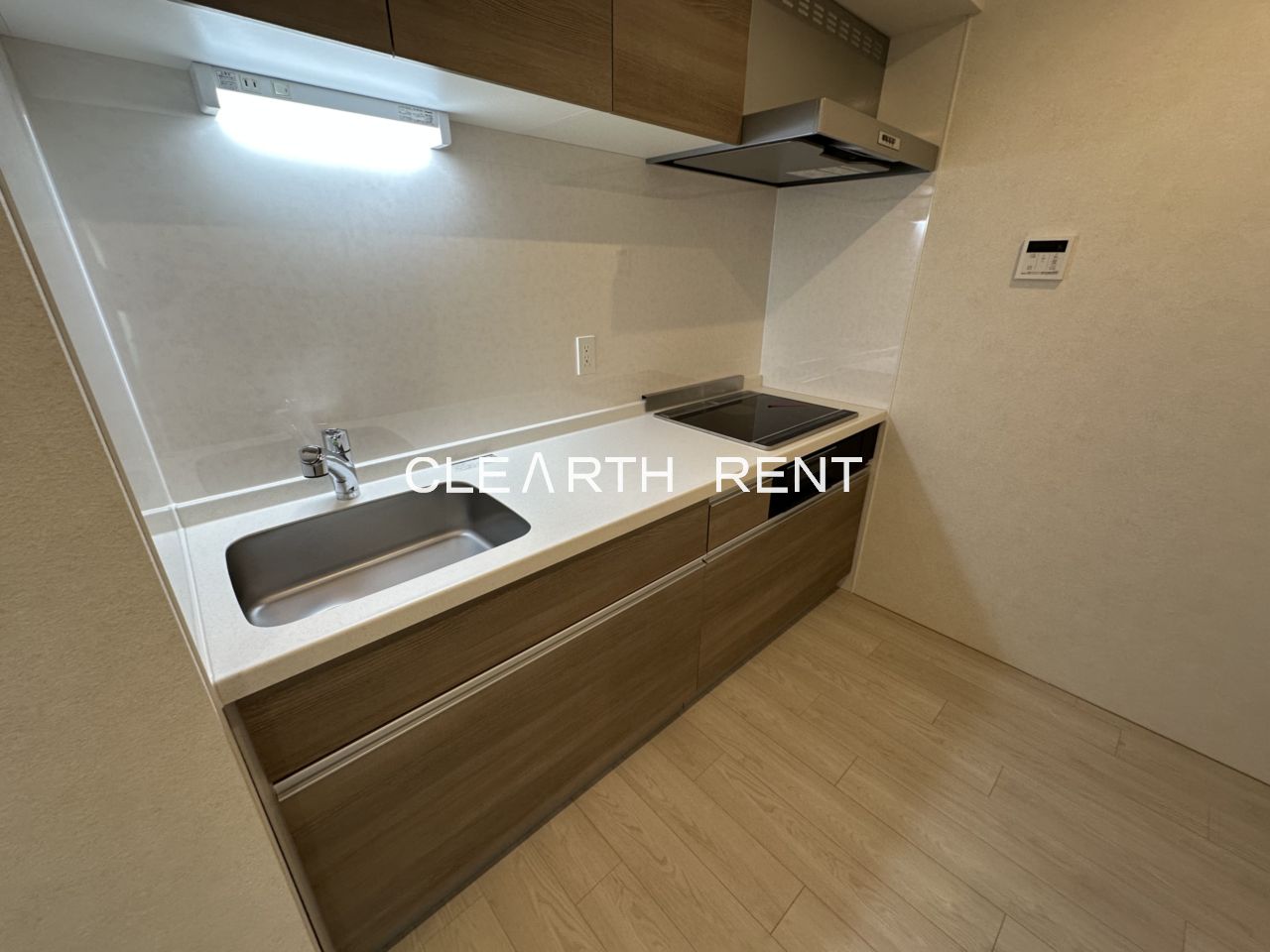 ＧＲＡＮ ＰＡＳＥＯ大井町2階 グリル付きIHコンロのキッチン