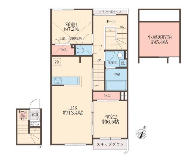 アイビスコートⅡ2階 間取
