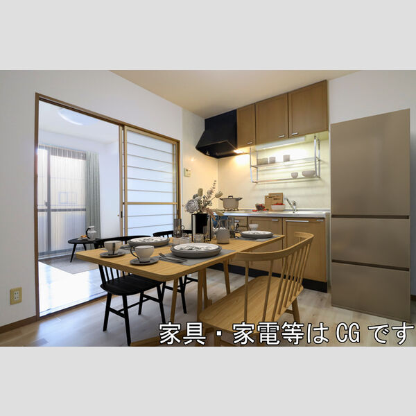 エコーハイツマルオカ DK(※家具・家電等はCGです)