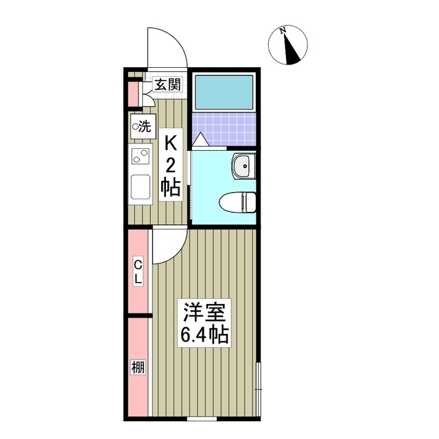 アザーレ・プラネ湘南台102号室 間取