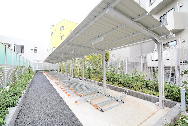 ステージグランデときわ台アジールコート9階 駐輪場