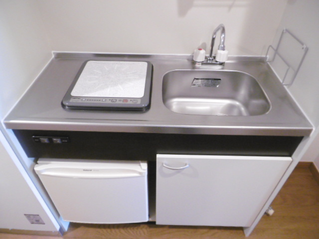 レオミノール明神町0106号室 ガスコンロ