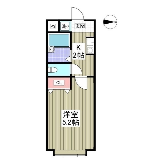 グレイスハイツ東綾瀬103号室 間取