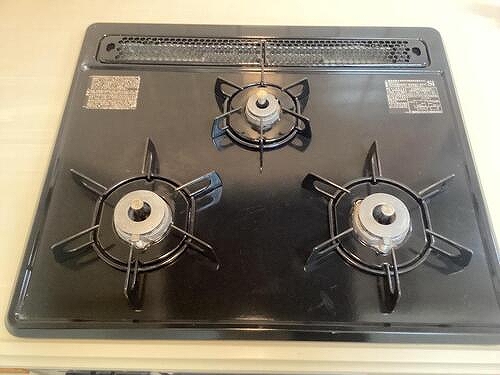 ライオンズマンションかしわ台 グリル付３口ガスコンロ