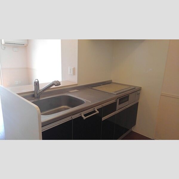 ラ・プランタン北野203号室 対面式システムキッチン