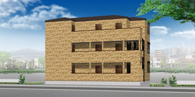 ベイルームグレイス本厚木202号室 ※パース