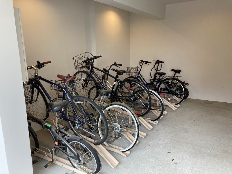 Mレジデンス1階 駐輪スペース