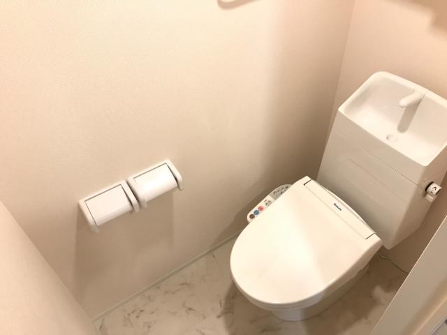 仮）宇津木町アパート新築工事202号室 シャワー付トイレ（イメージ）