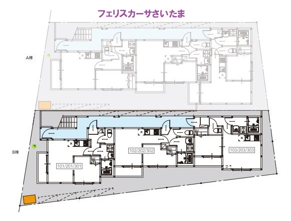 Ｔ．Ａさいたま市北区大成町４丁目ⅢＢ棟3階 部屋その他
