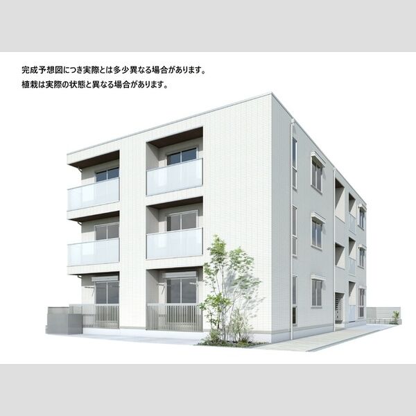 セレスティア荒川N203号室 ※完成予想図につき、実物とは多少異なる場合があります。