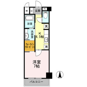 セレース川崎大師306号室 間取