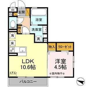 南桜101号室 間取