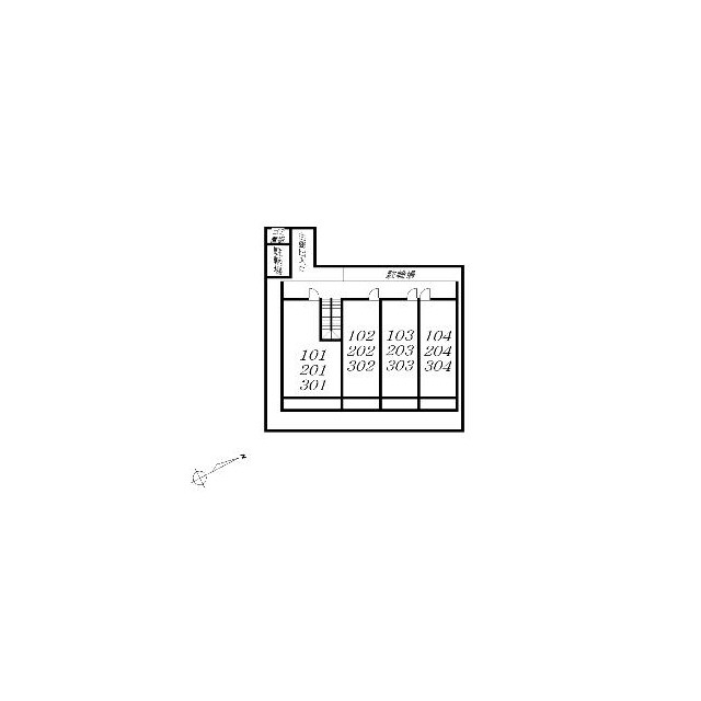 アンプルール フェール コート101号室 外観