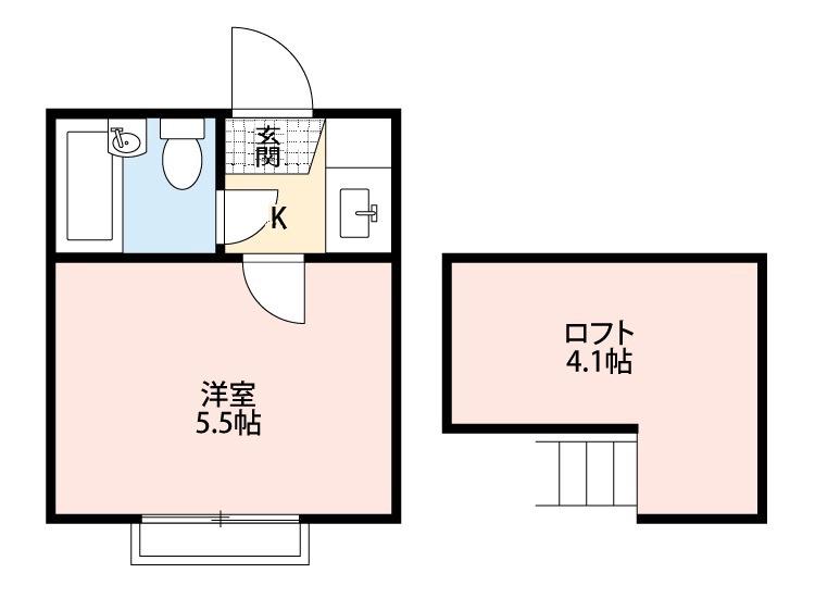 コーポ巣鴨　A棟1階 間取