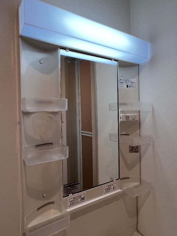 Lily東中山2階 洗面台の収納力もあります