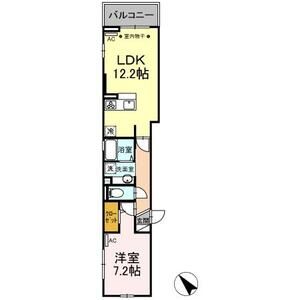 コルマール301号室 間取