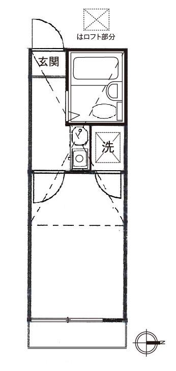 コーポマリーナ久が原2階 間取