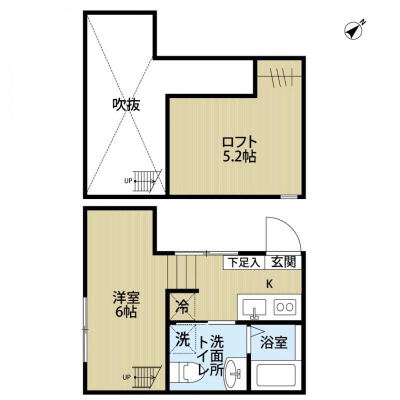 ＫＡＨＡＬＥ越谷2階 間取